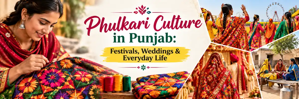 Phulkari Culture in punjab'