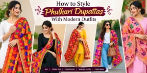 How to Style Phulkari Dupattas With Modern Outfits