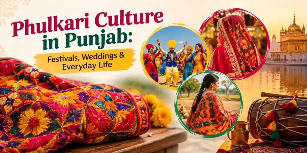 Phulkari Culture in Punjab: Festivals, Weddings & Everyday Life