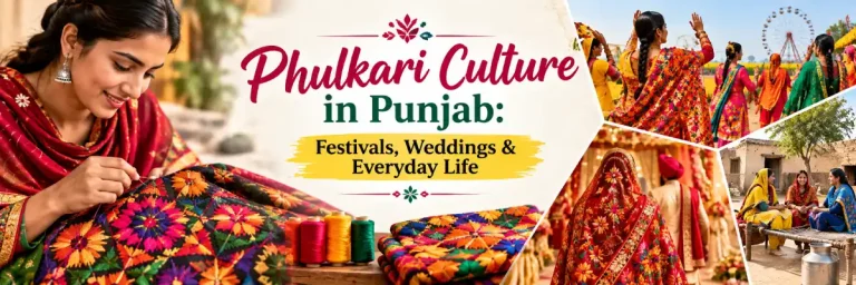 Phulkari Culture in punjab'